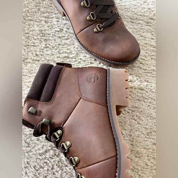 Timberland Ellendale Water Resistant Hiker Boot Brown Grain Leather - Picture 8 of 12
